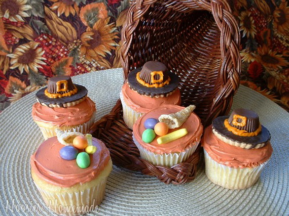 Easy Thanksgiving Cupcake Ideas