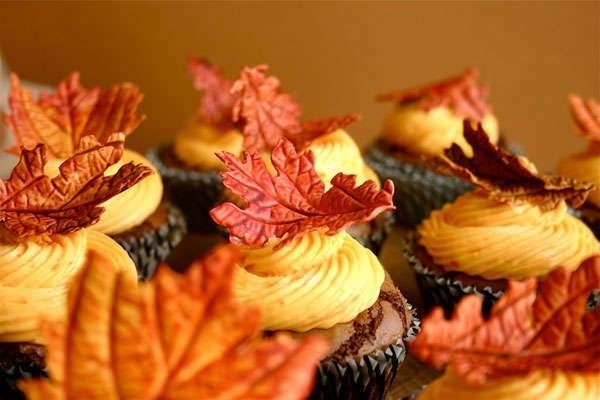 Fall Wedding Cake Cupcakes