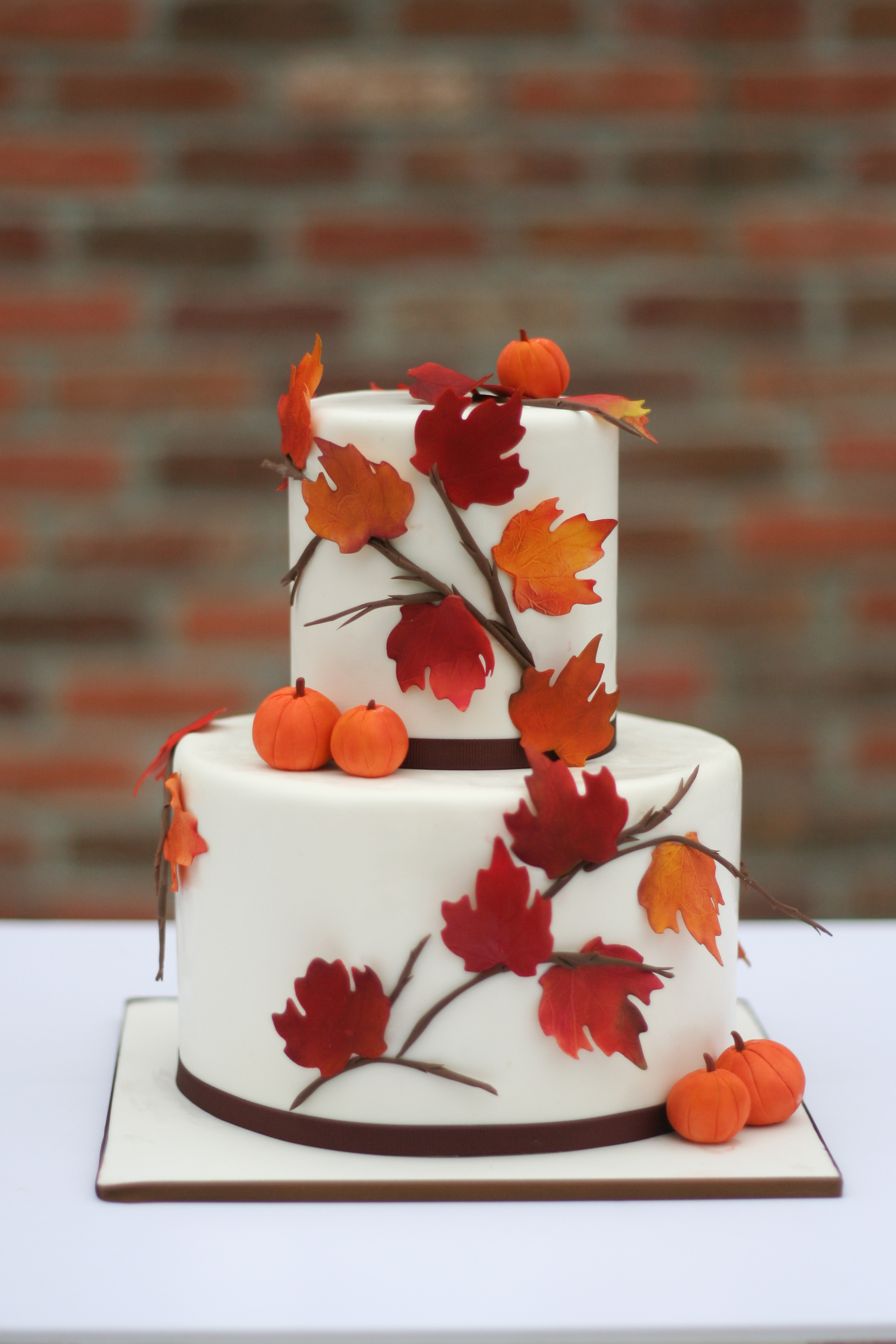 Fall Wedding Cake Designs Fall Wedding Cake Designs