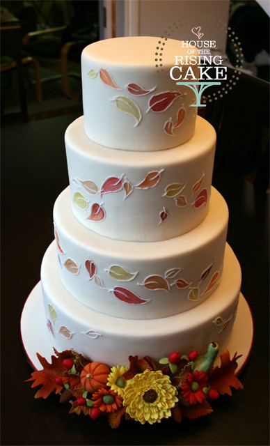 Fall Wedding Cake Fall Wedding Cake