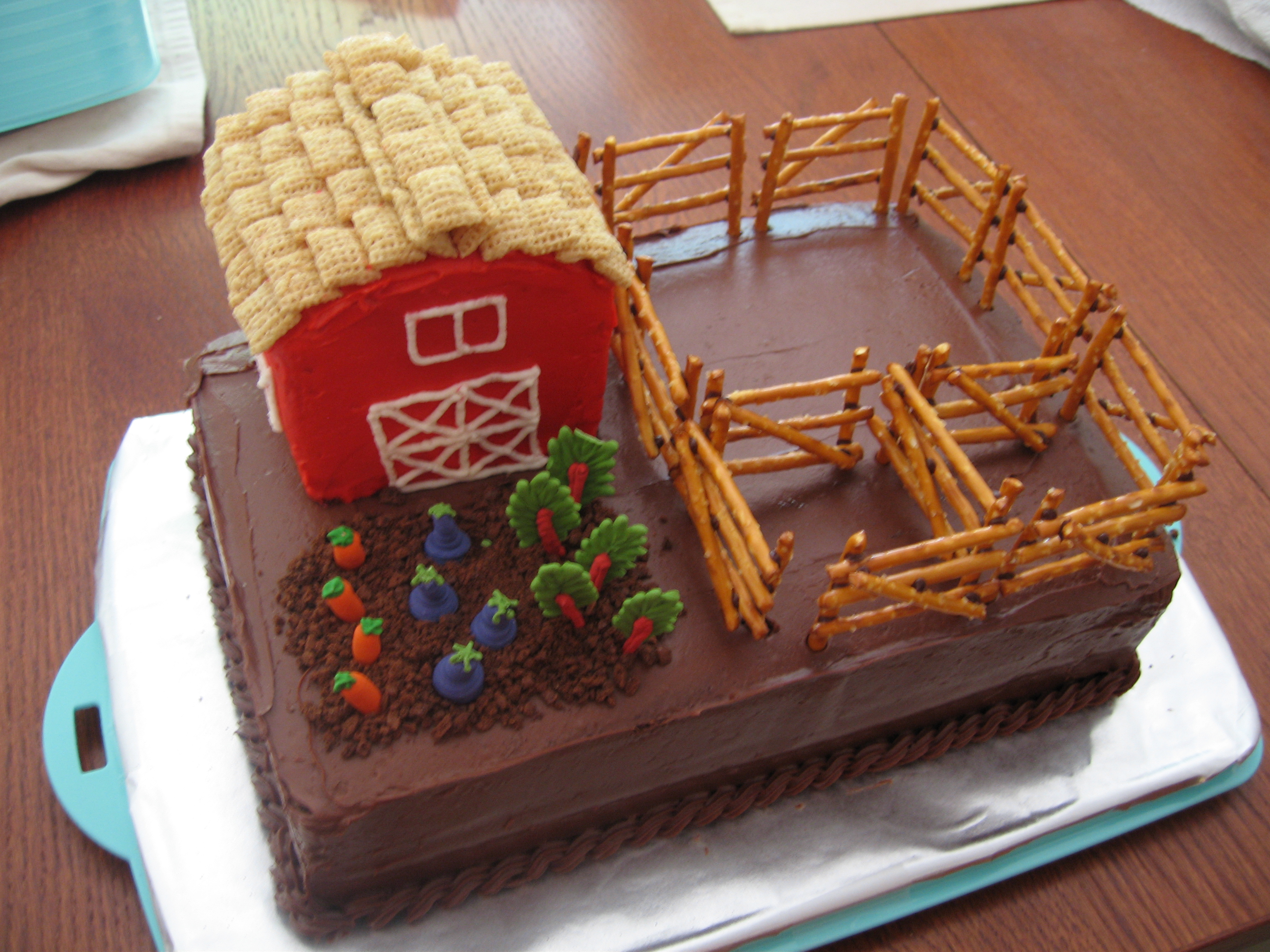 Farm Birthday Cake Ideas