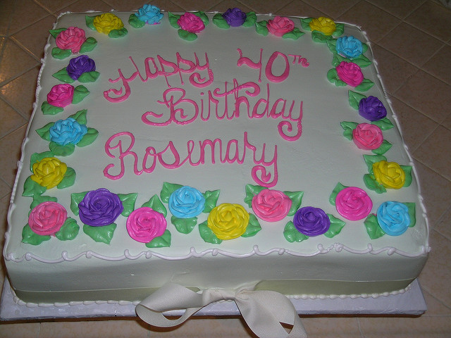 Floral Sheet Cake Floral Sheet Cake