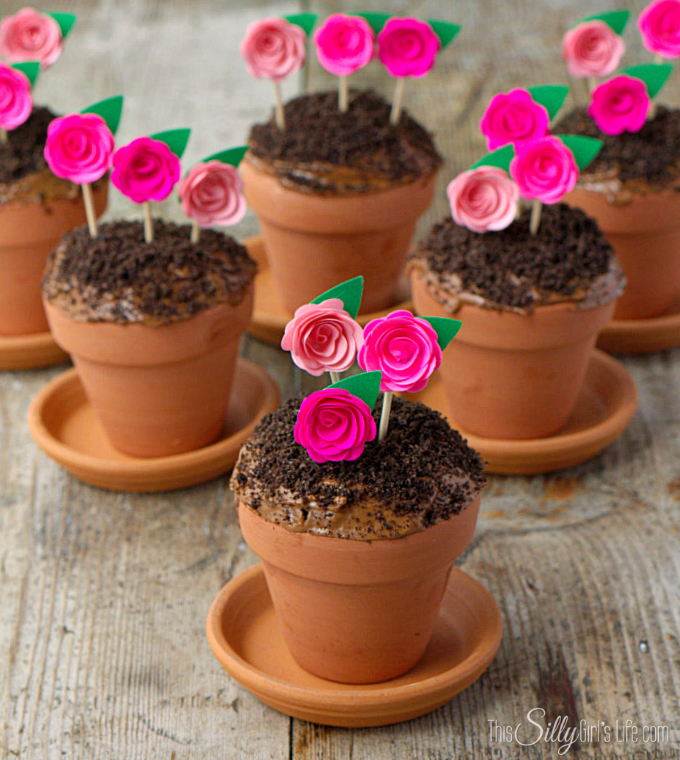 Flower Pot Cupcakes