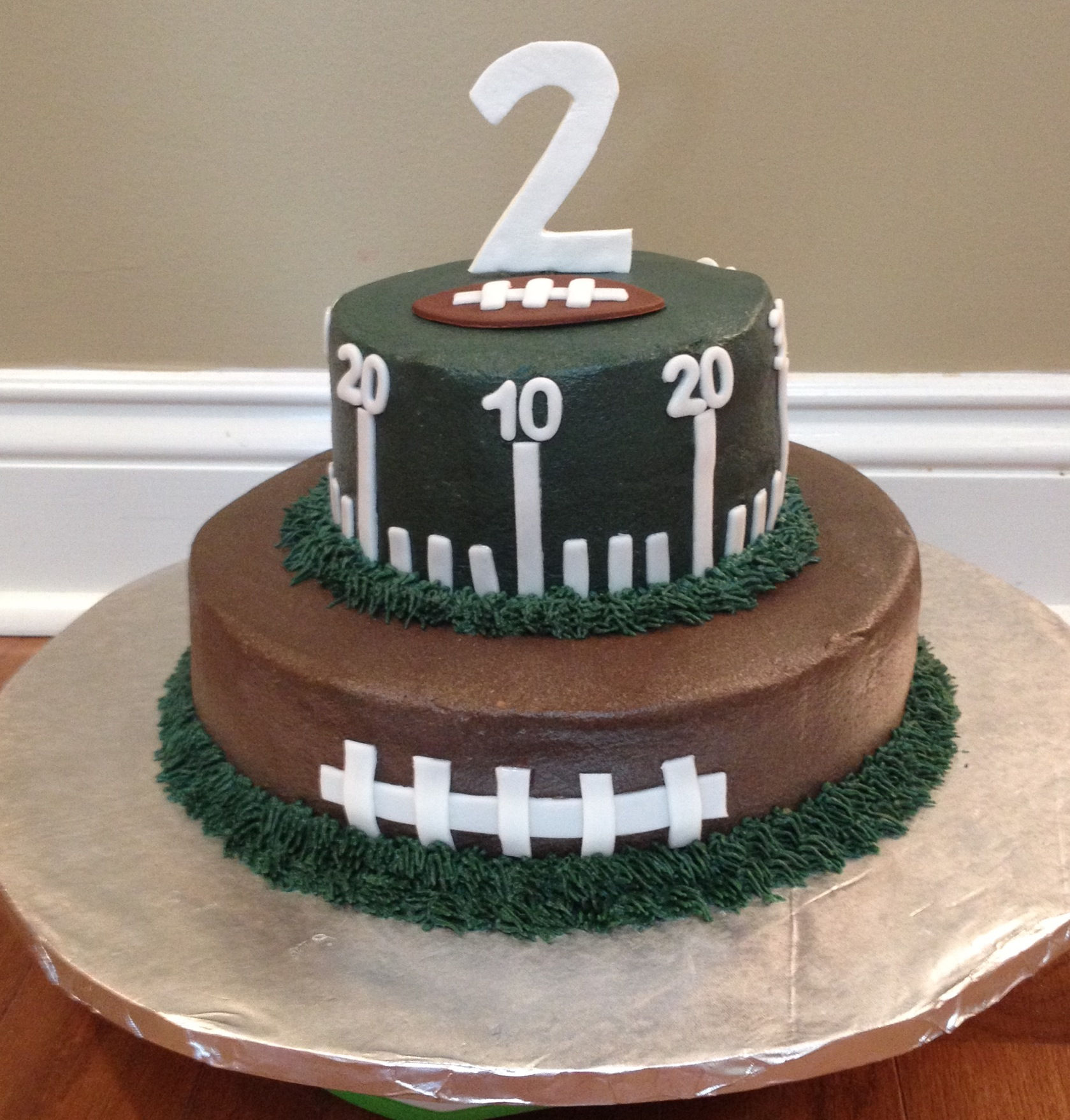 Football Birthday Cake