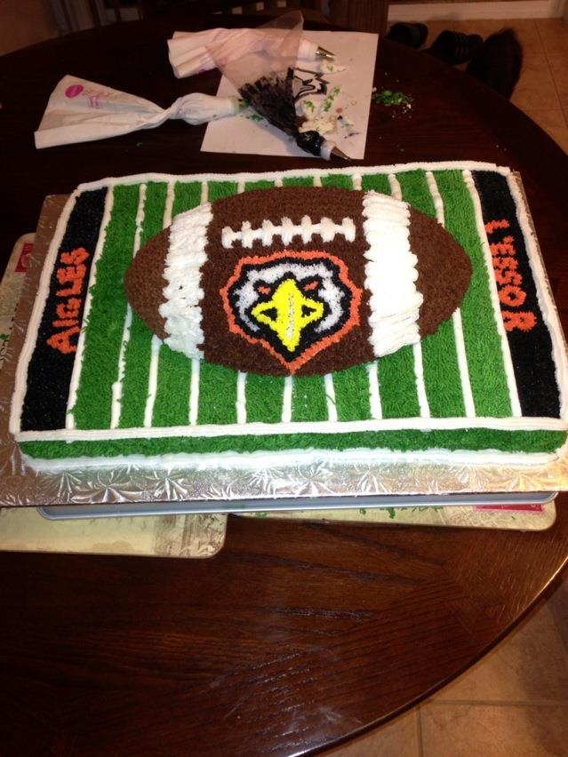 Football Field Cake