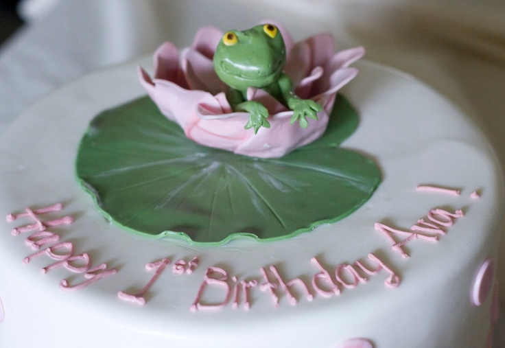 Frog On Lily Pad Cake