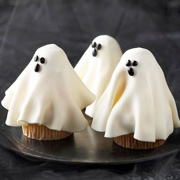 Ghost Halloween Cupcake Ideas
