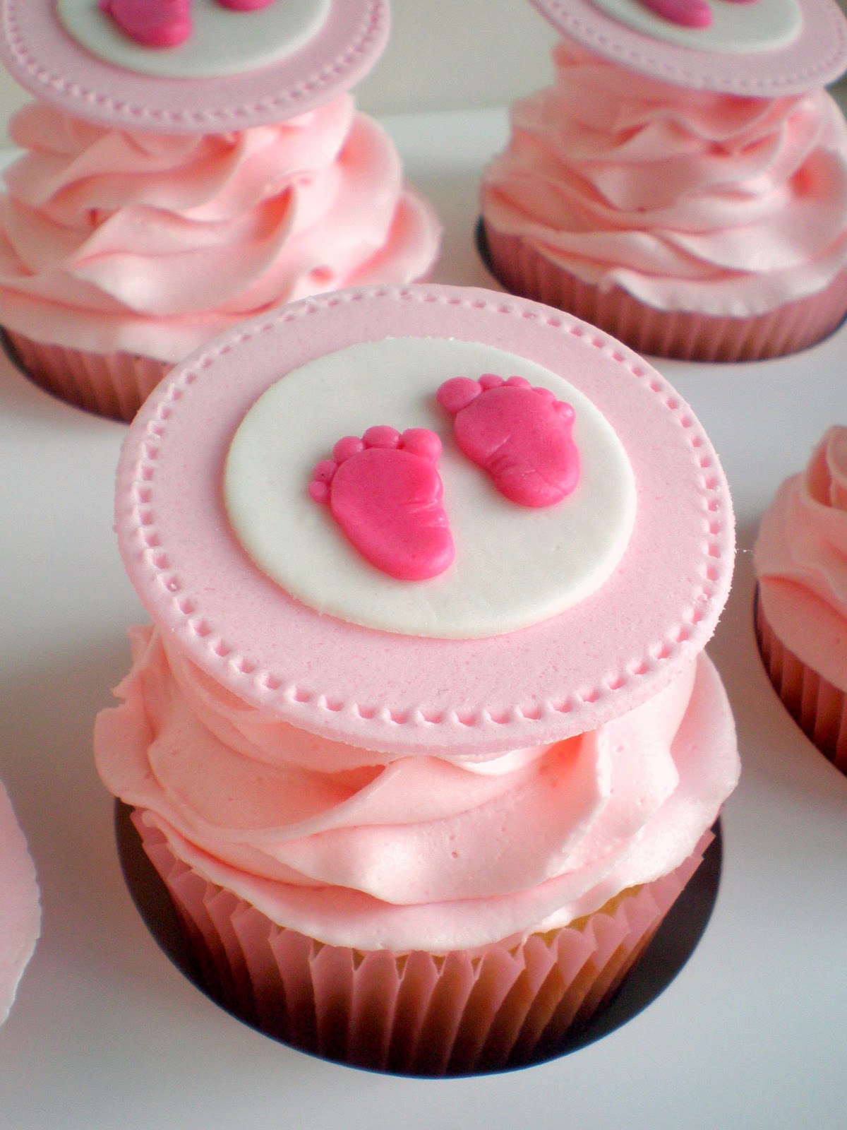 Girl Baby Shower Cupcake Cake Ideas