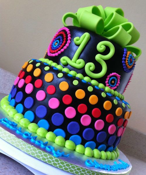 Girls Rainbow Birthday Cake Ideas