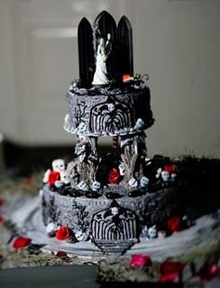 Gothic Wedding Cake