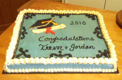 Graduation Sheet Cake