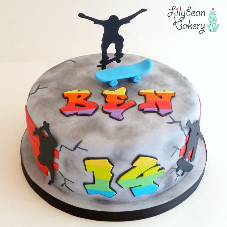Graffiti Birthday Cake Graffiti Birthday Cake