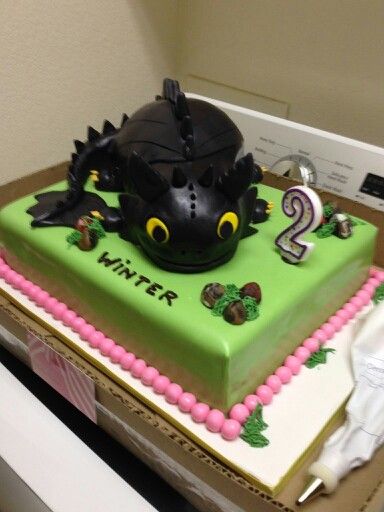 How Train Your Dragon Birthday Cake