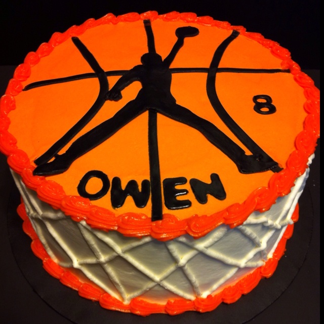 Jordan Basketball Birthday Cake