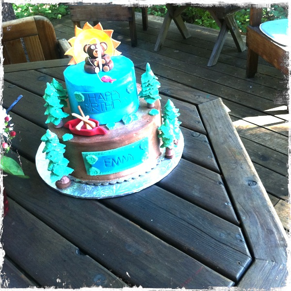 Lake Themed Birthday Cakes