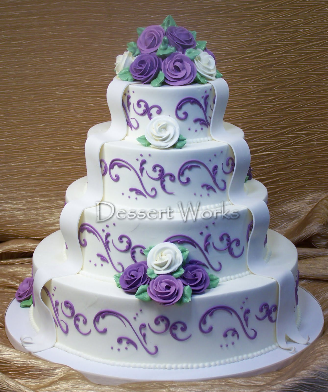 Lavender Wedding Cake