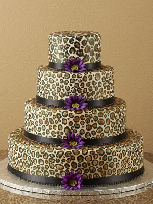 Leopard Print Wedding Cake Leopard Print Wedding Cake