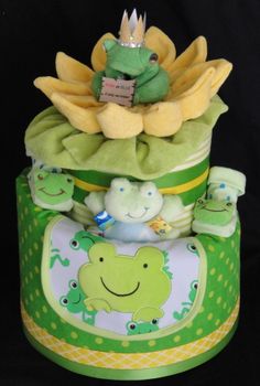 Lily Pad and Frog Themed Baby Showers