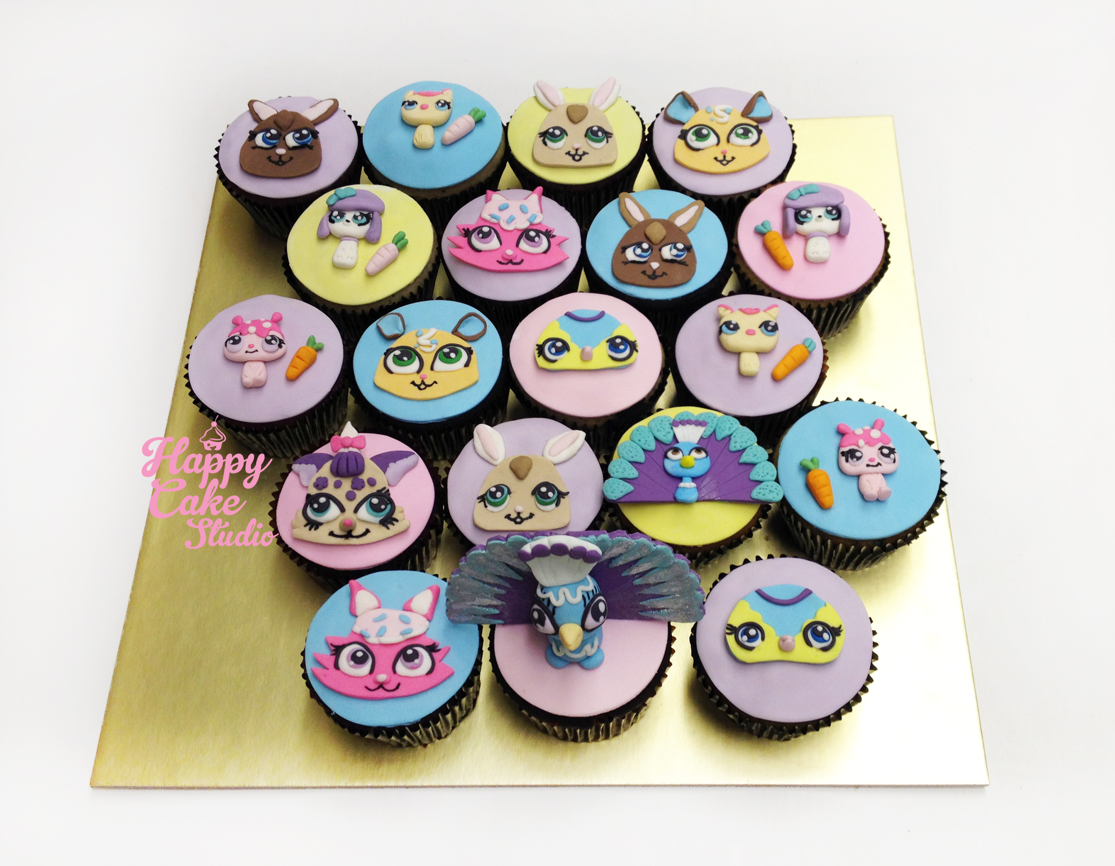 Littlest Pet Shop Cupcake Cake