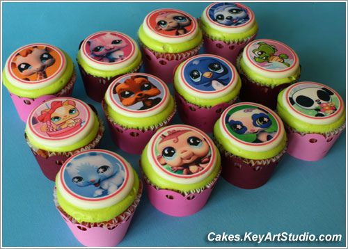 Littlest Pet Shop Cupcake Cake