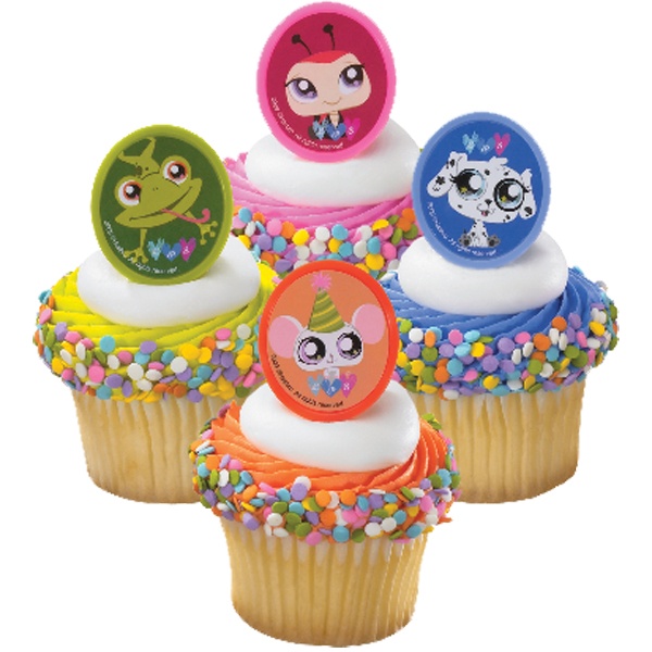 Littlest Pet Shop Cupcake Toppers