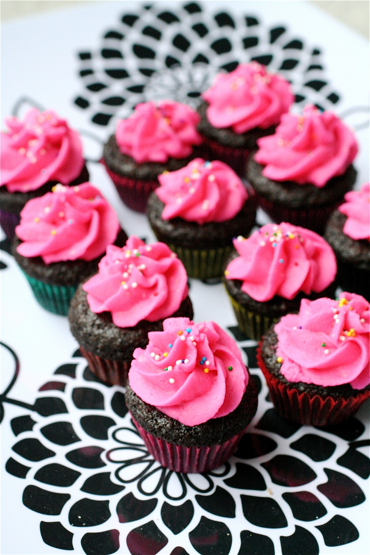 Mini Chocolate Cupcakes