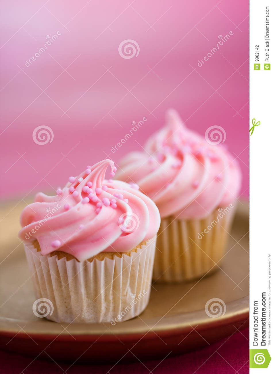 Mini Pink Cupcakes