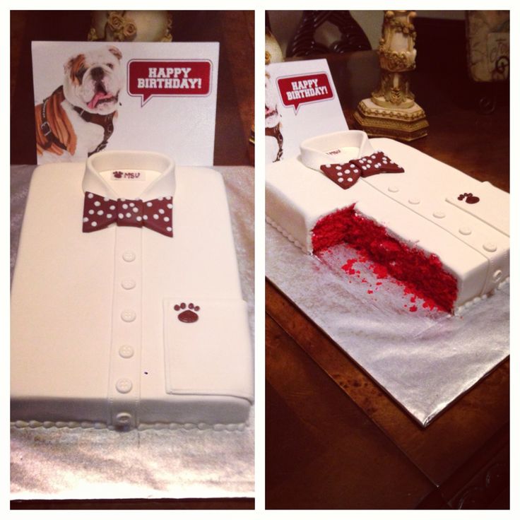 Mississippi State Birthday Cake