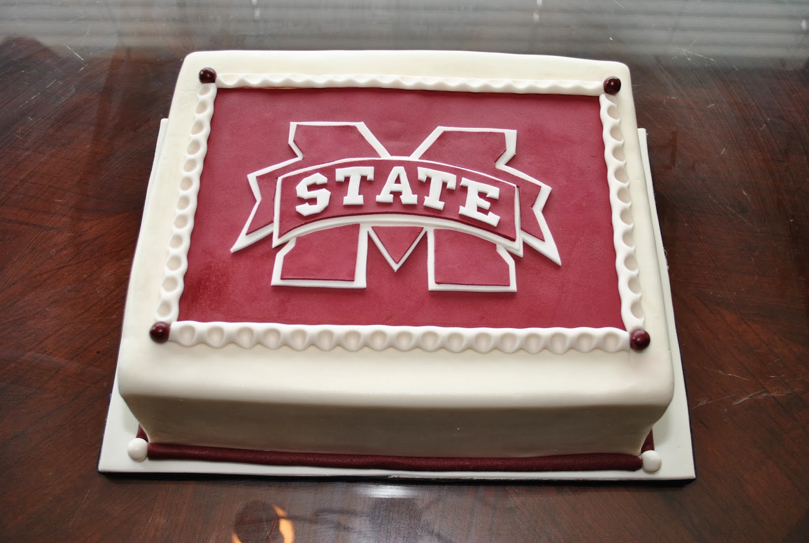 Mississippi State Birthday Cake