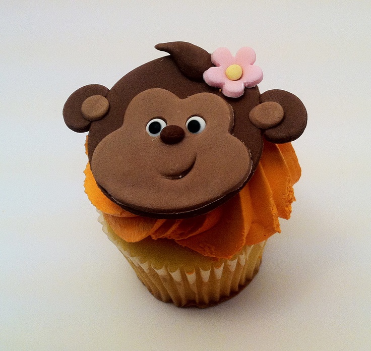 Monkey Cupcake Toppers