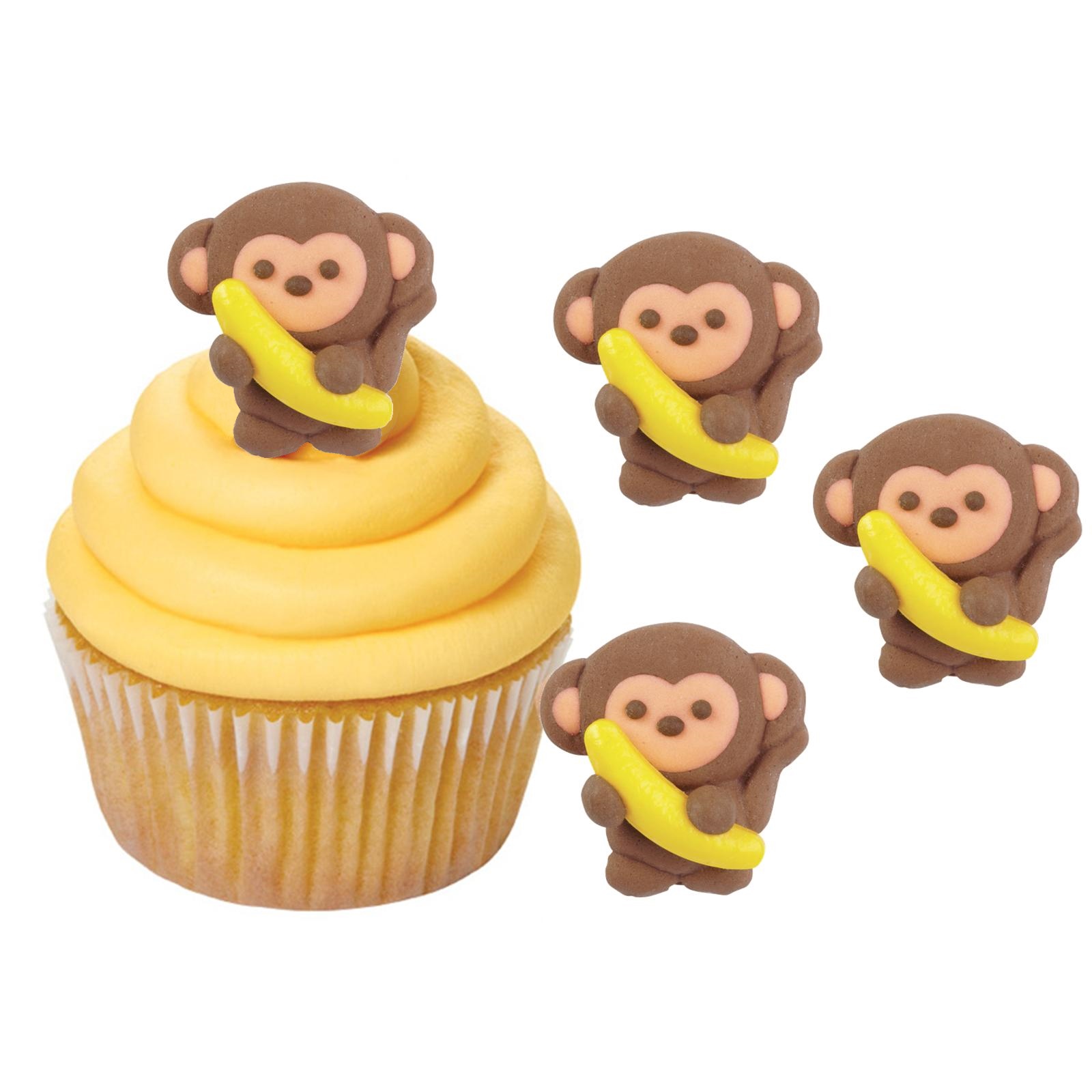 Monkey Edible Cake Decorations