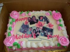 Mother's Day Sheet Cake