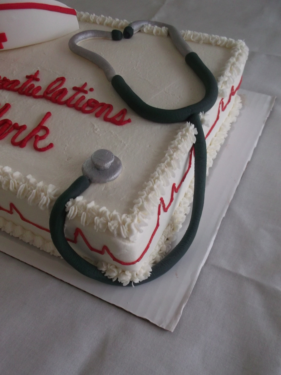 Nursing Graduation Cake Buttercream Nursing Graduation Cake Buttercream