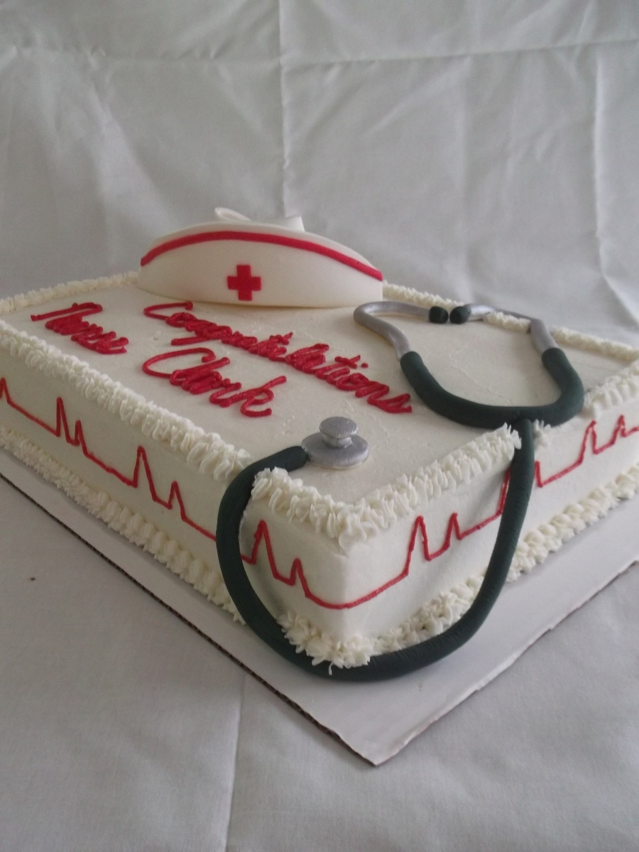 Nursing Graduation Cake Nursing Graduation Cake