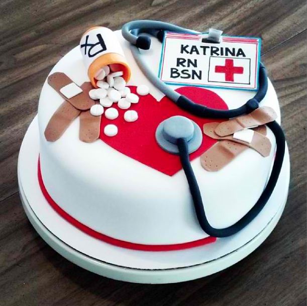 Nursing Graduation Cake Nursing Graduation Cake