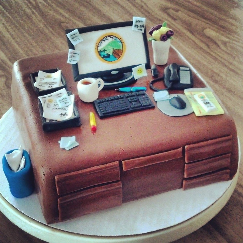 Office Birthday Cake