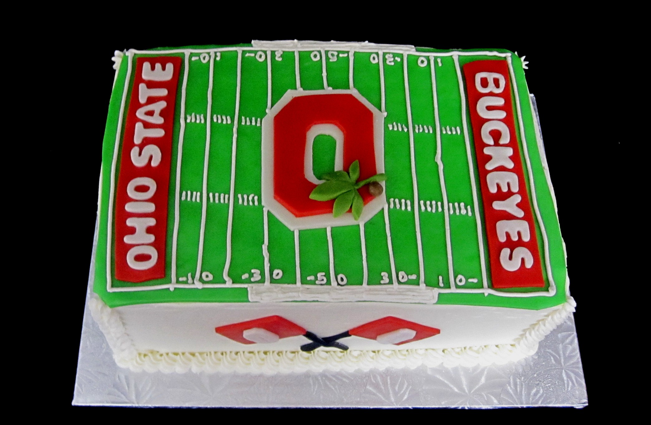 Ohio State Buckeyes Birthday Cake Ohio State Buckeyes Birthday Cake