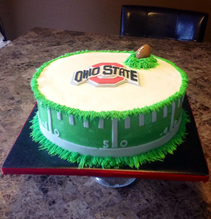 Ohio State Cake