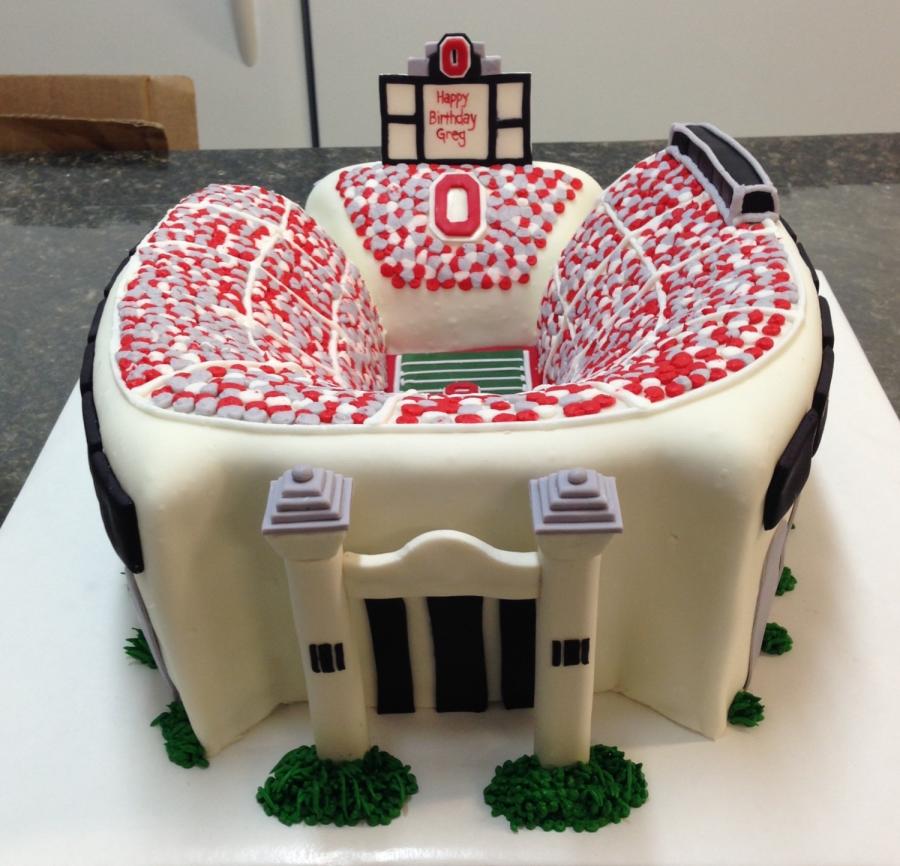 Ohio State Football Stadium Cake