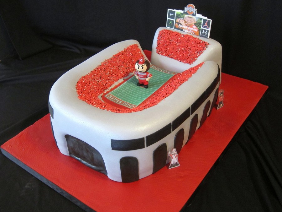 Ohio State Stadium Cake