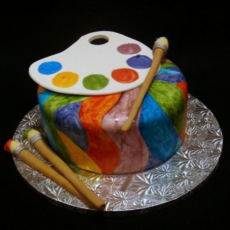 Painters Birthday Cake