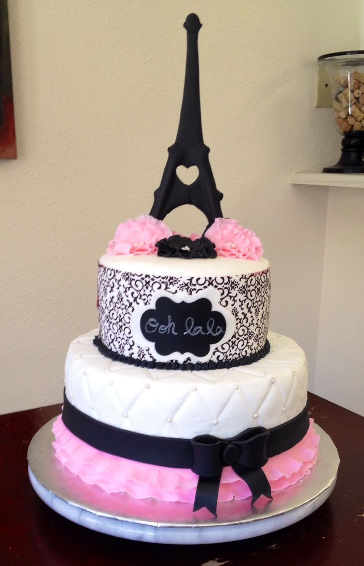 10 Photos of Paris Themed Party Cakes 10 Photos of Paris Themed Party Cakes