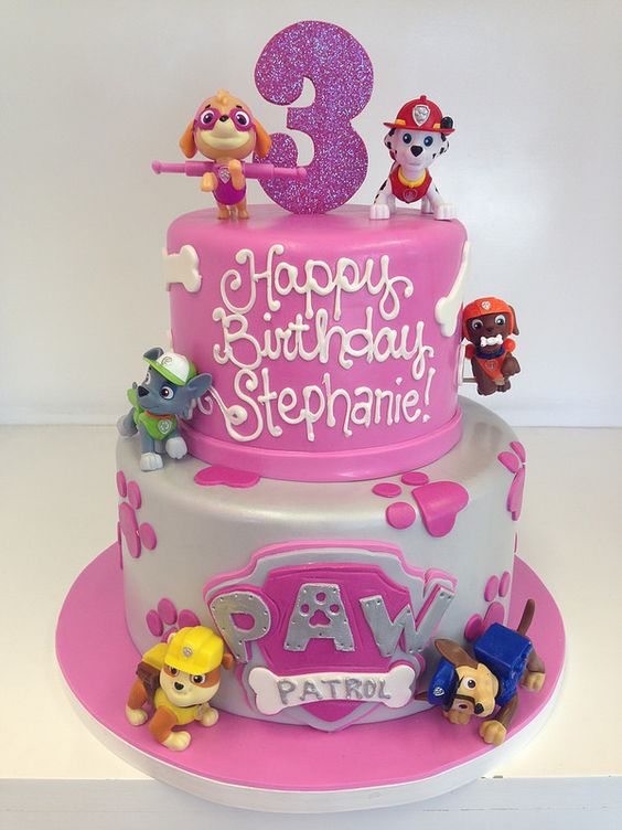 PAW Patrol Birthday Cake Girl