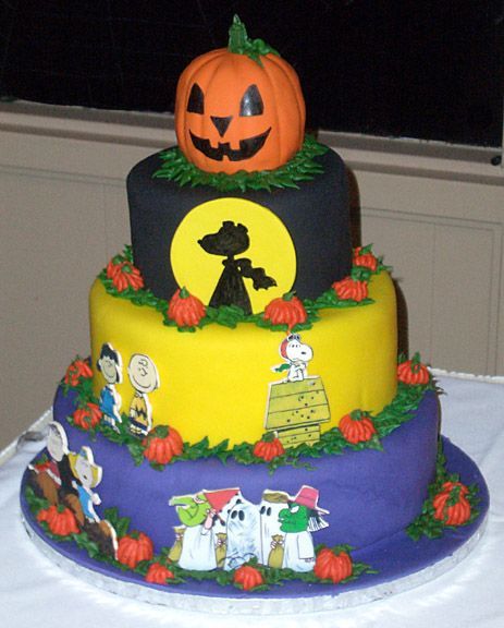 Peanuts Great Pumpkin Cake