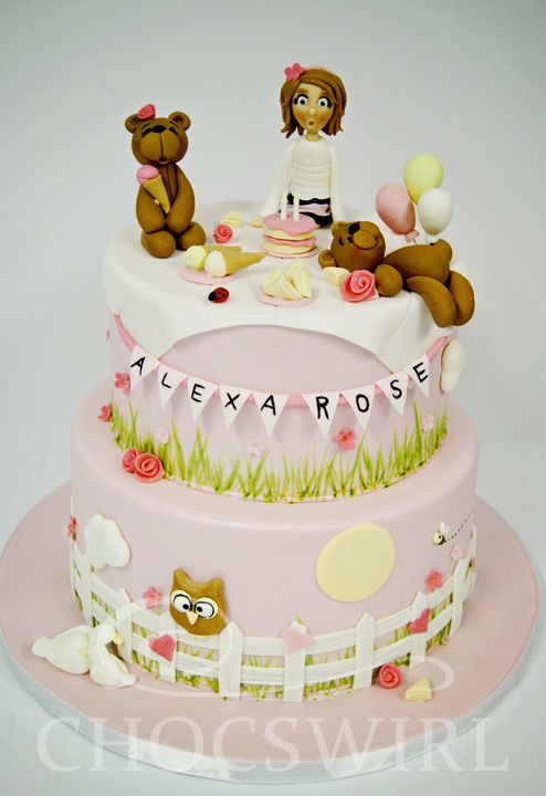 Picnic Themed Cake Picnic Themed Cake
