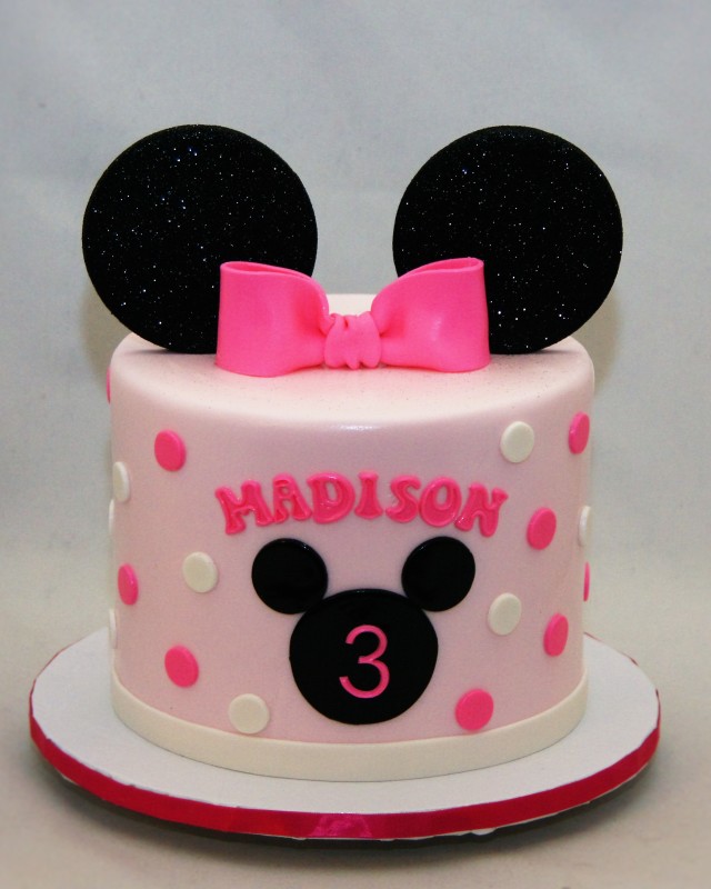 Pink Minnie Mouse Cake