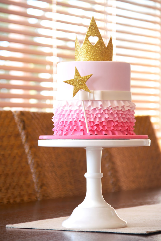 Pink One Tier Ruffle Cakes Pink One Tier Ruffle Cakes