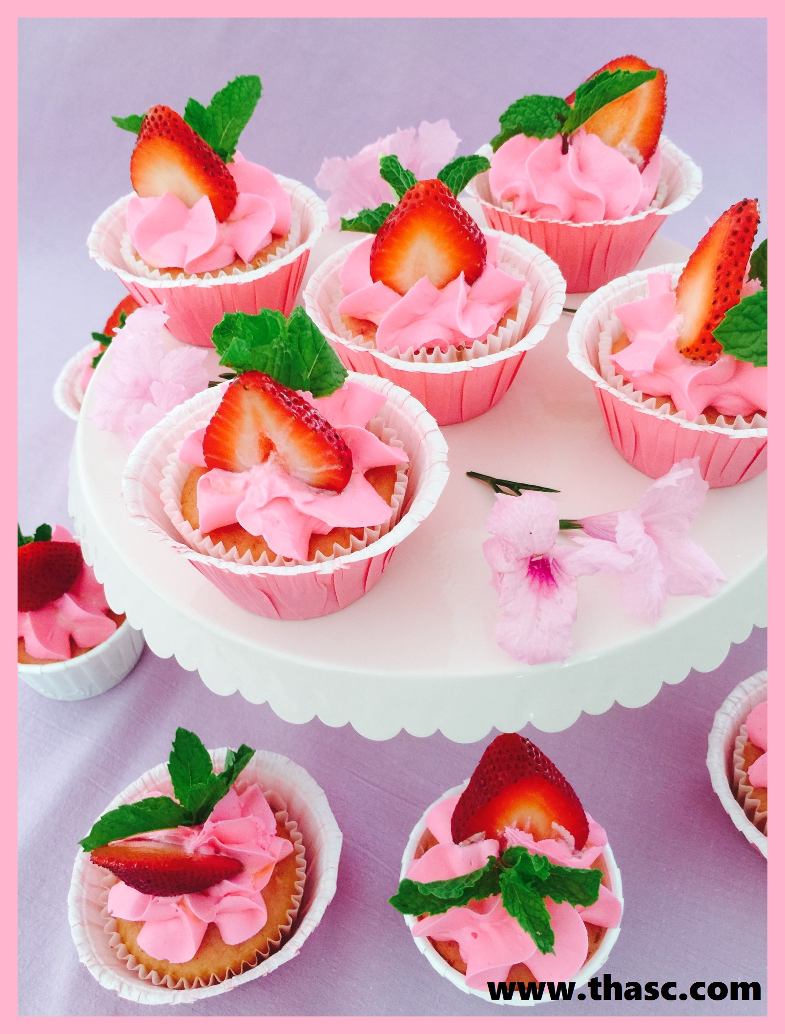 Pink Princess Mini Cupcakes