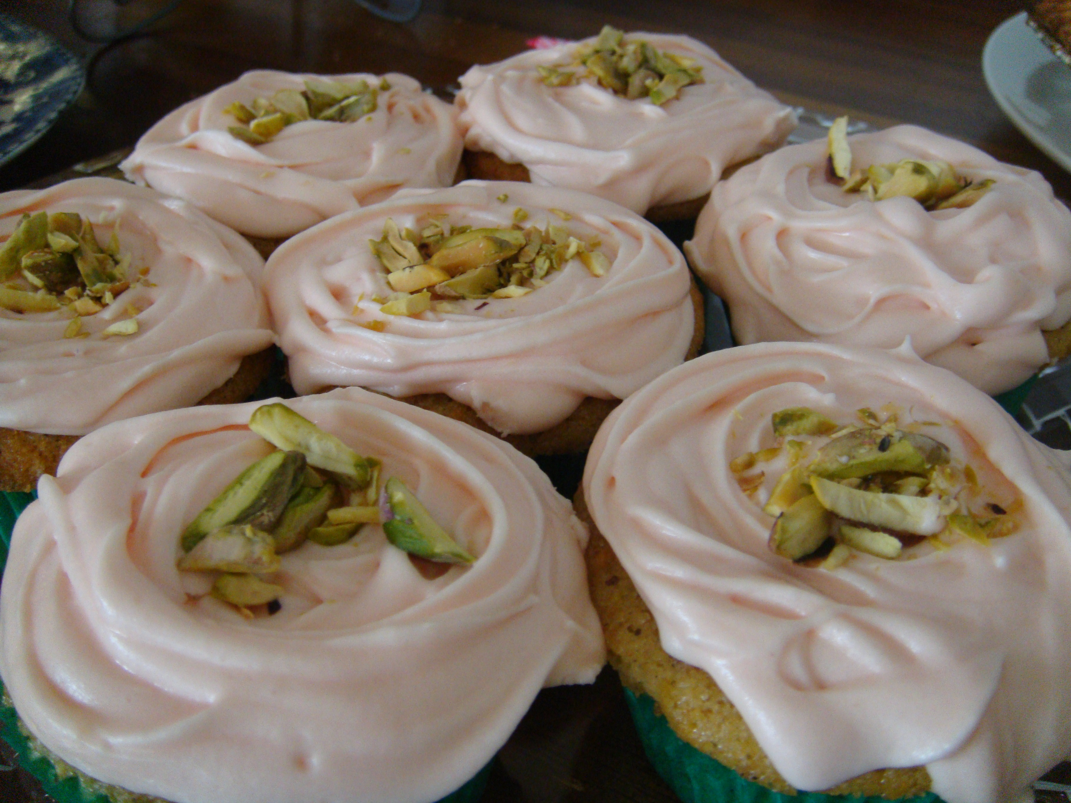 Pistachio Cupcakes with Cream Cheese Frosting Pistachio Cupcakes with Cream Cheese Frosting