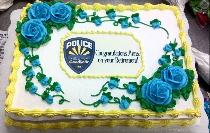 Police Department Retirement Cake